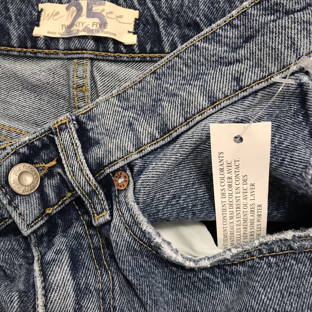 Free People Lita Ripped Straight Leg Jeans - Picture 9 of 10